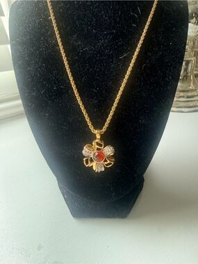✨ AUTHENTIC VINTAGE NINA RICCI PARIS BIJOUX PENDANT NECKLACE